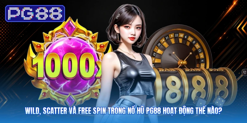 Wild, Scatter Và Free Spin Trong Nổ Hũ PG88 Hoạt Động Thế Nào?